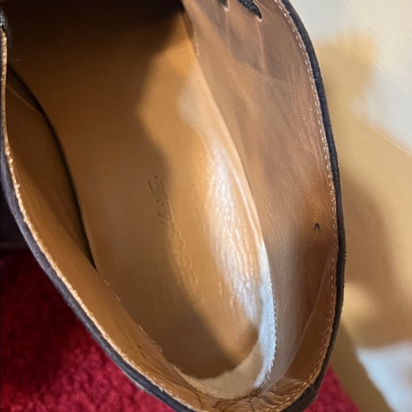 UGG Navy Nubuck Leather Chukka Boots Size 8 Made In Italy main image 8